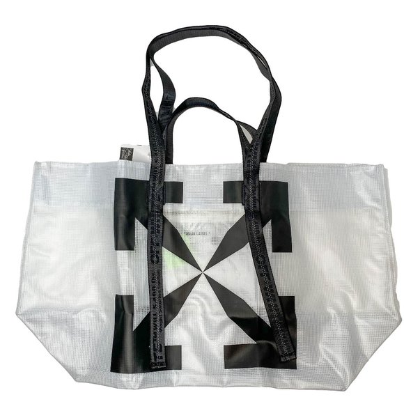 Off-White Handbags - OFF-WHITE Arrows-logo White Commercial Tote Bag